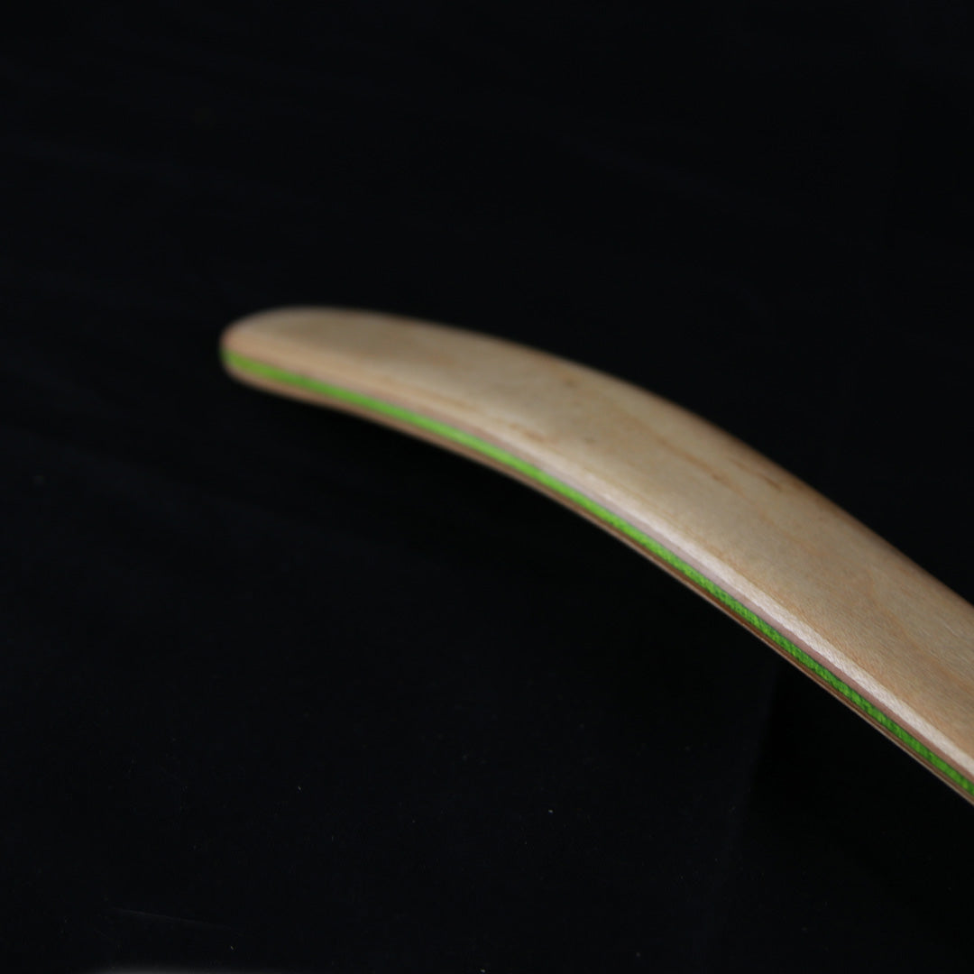 Langt skohorn, Blå/grøn