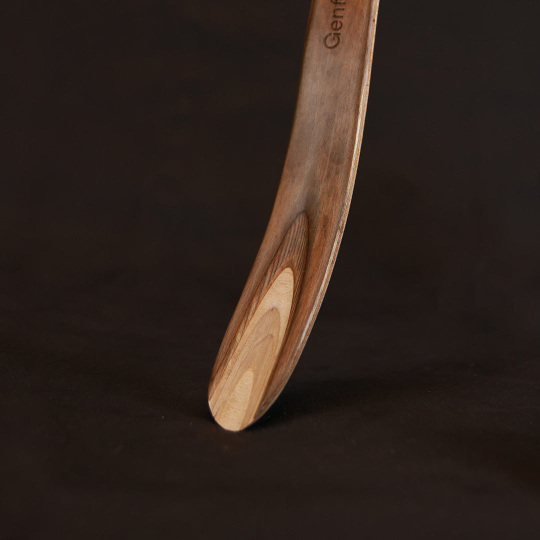 Langt skohorn, Brun/gul