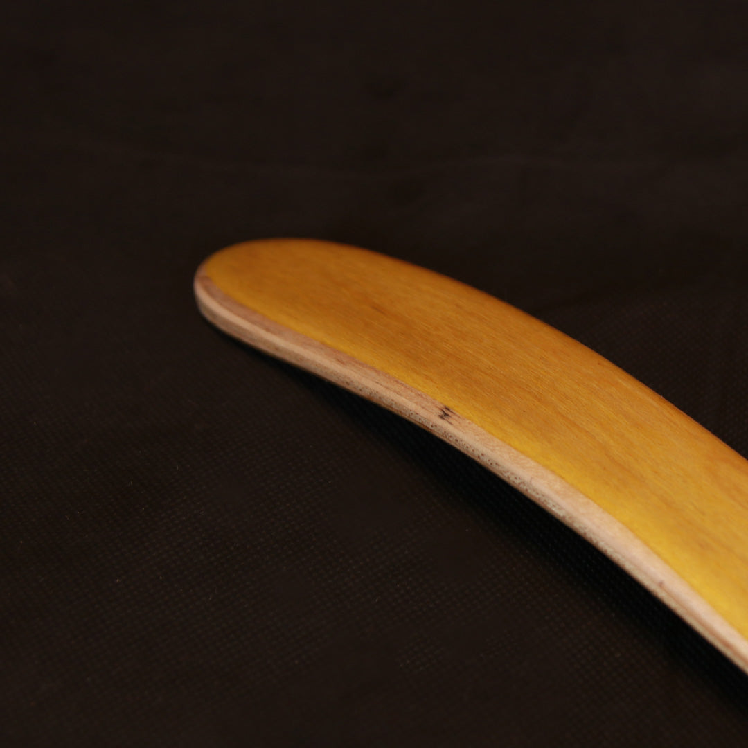 Langt skohorn, Brun/gul